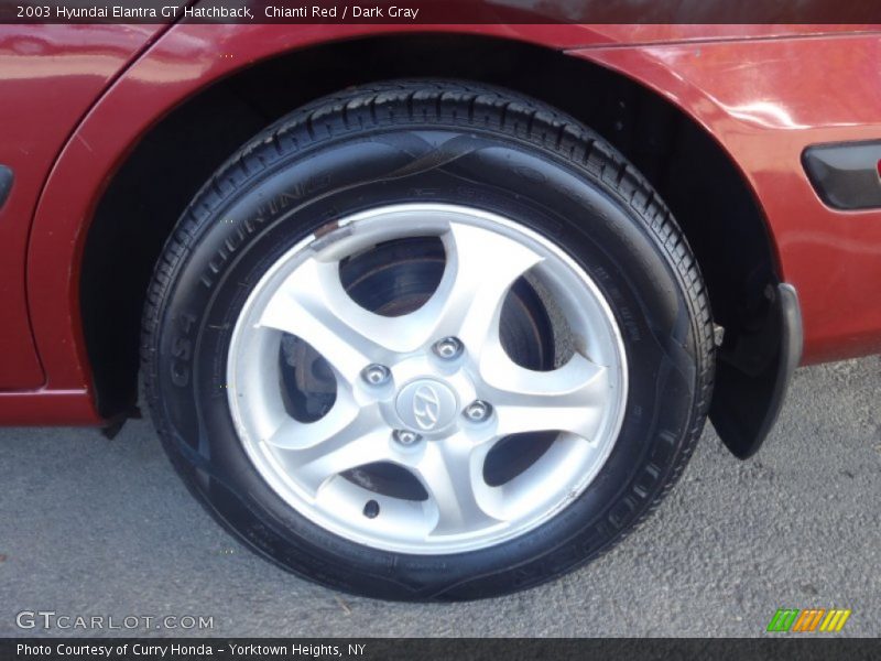 Chianti Red / Dark Gray 2003 Hyundai Elantra GT Hatchback