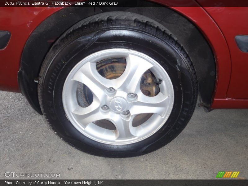 Chianti Red / Dark Gray 2003 Hyundai Elantra GT Hatchback
