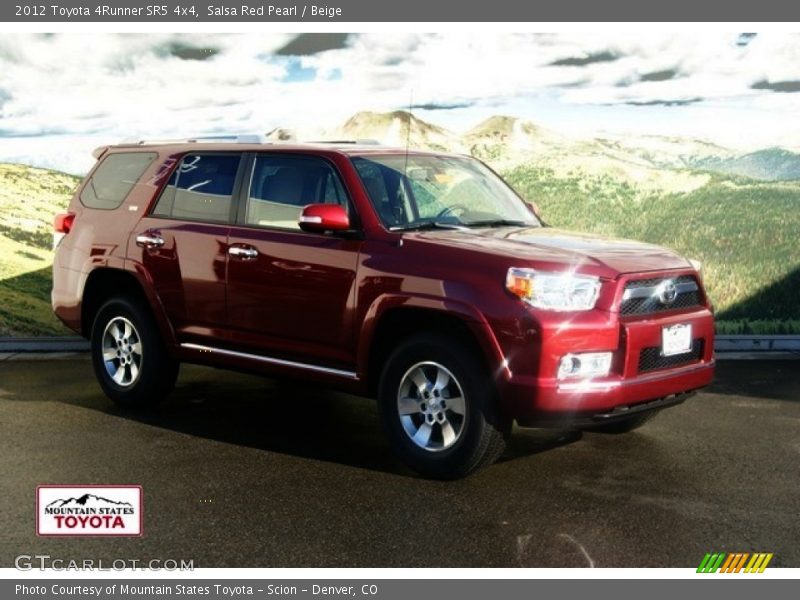 Salsa Red Pearl / Beige 2012 Toyota 4Runner SR5 4x4