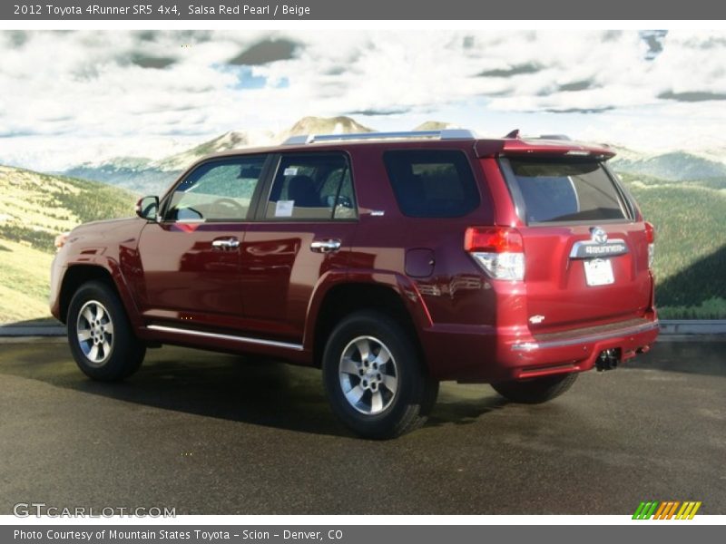 Salsa Red Pearl / Beige 2012 Toyota 4Runner SR5 4x4