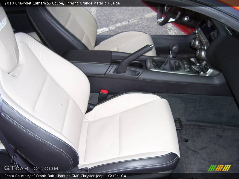  2010 Camaro SS Coupe Beige Interior