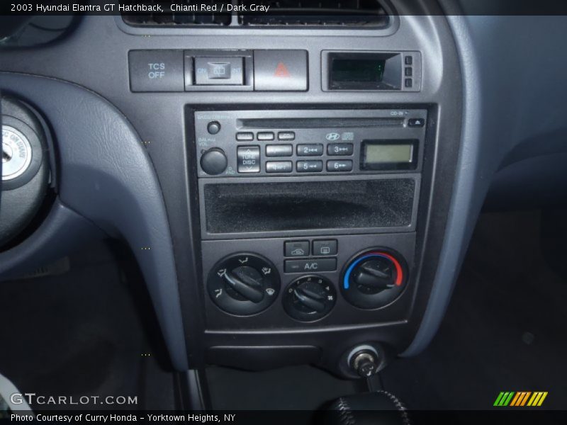 Chianti Red / Dark Gray 2003 Hyundai Elantra GT Hatchback