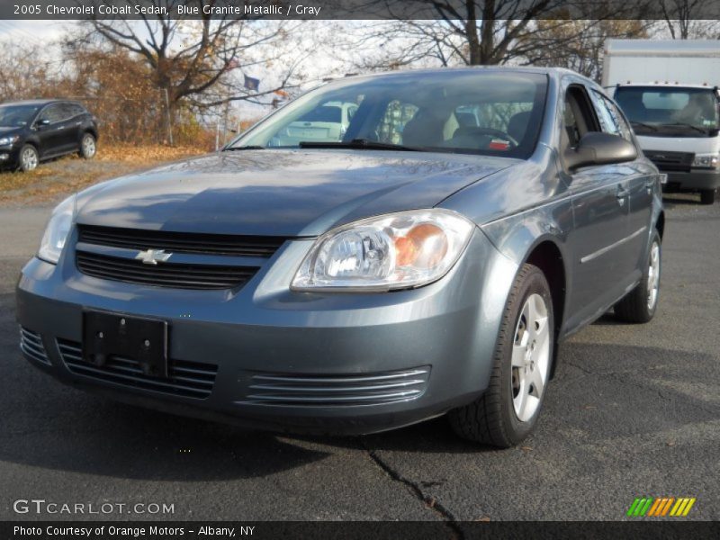 Blue Granite Metallic / Gray 2005 Chevrolet Cobalt Sedan