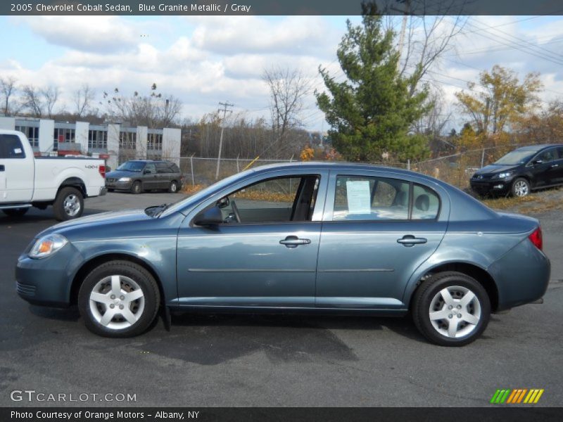 Blue Granite Metallic / Gray 2005 Chevrolet Cobalt Sedan