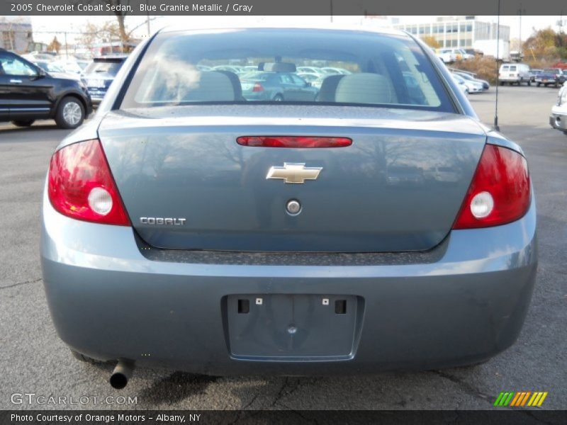 Blue Granite Metallic / Gray 2005 Chevrolet Cobalt Sedan