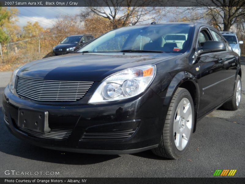 Black Onyx / Gray 2007 Saturn Aura XE