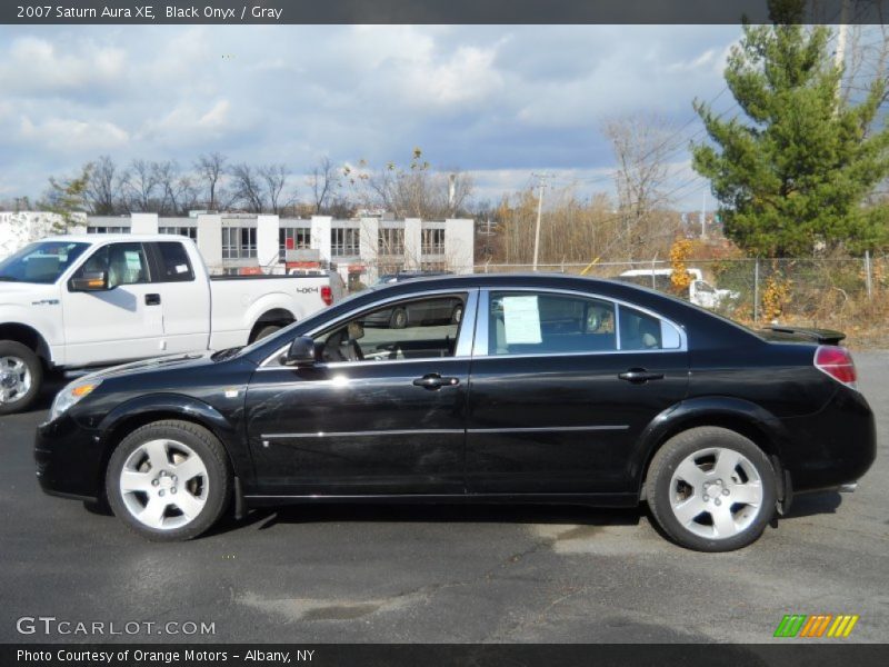 Black Onyx / Gray 2007 Saturn Aura XE
