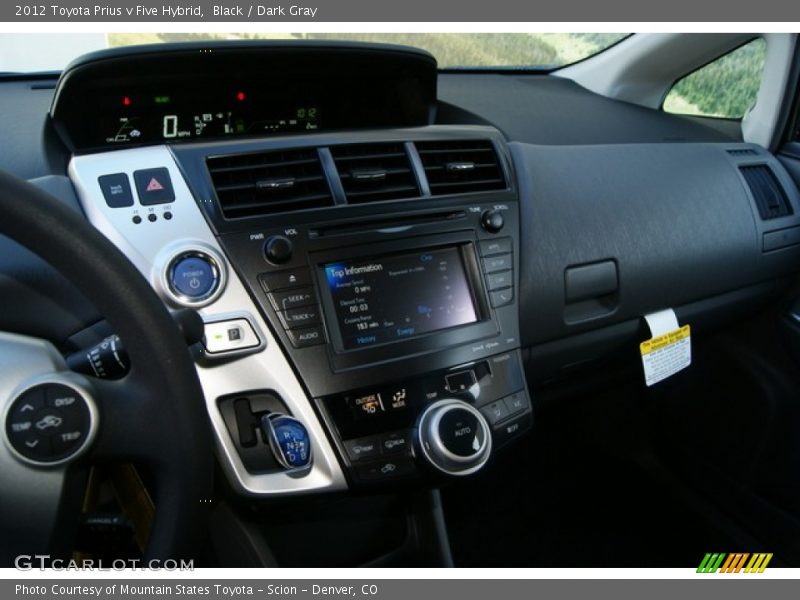 Black / Dark Gray 2012 Toyota Prius v Five Hybrid