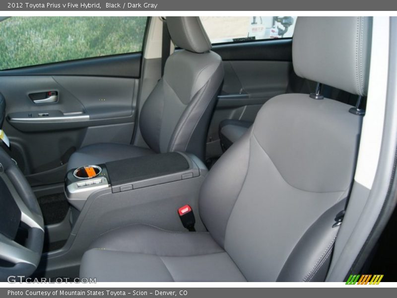 Black / Dark Gray 2012 Toyota Prius v Five Hybrid
