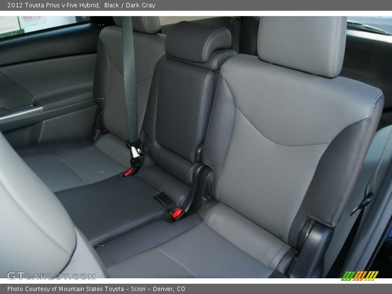 Black / Dark Gray 2012 Toyota Prius v Five Hybrid