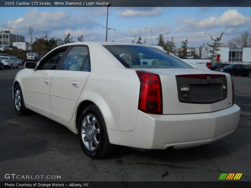 White Diamond / Light Neutral 2003 Cadillac CTS Sedan