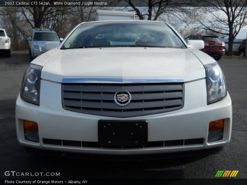 White Diamond / Light Neutral 2003 Cadillac CTS Sedan