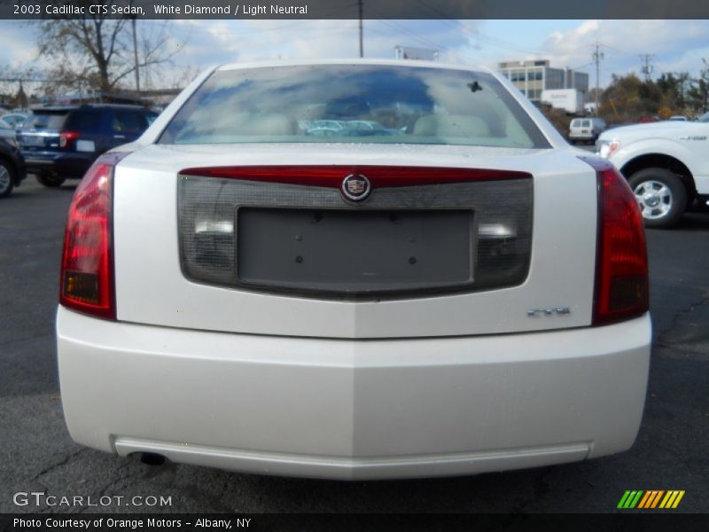 White Diamond / Light Neutral 2003 Cadillac CTS Sedan
