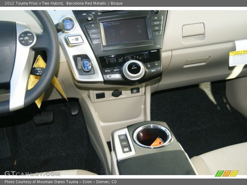 Barcelona Red Metallic / Bisque 2012 Toyota Prius v Two Hybrid