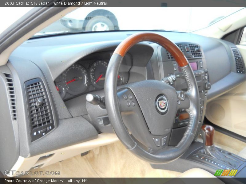 White Diamond / Light Neutral 2003 Cadillac CTS Sedan