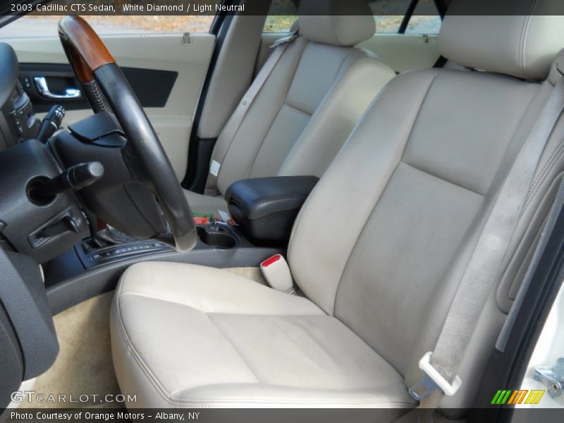 White Diamond / Light Neutral 2003 Cadillac CTS Sedan