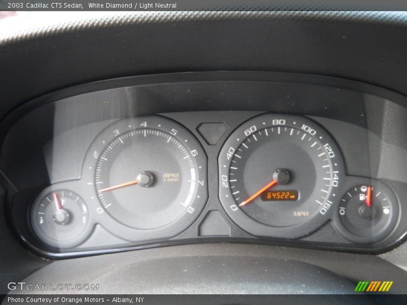 White Diamond / Light Neutral 2003 Cadillac CTS Sedan