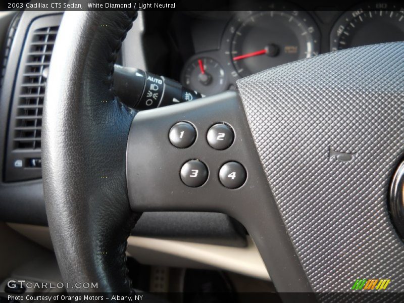 White Diamond / Light Neutral 2003 Cadillac CTS Sedan