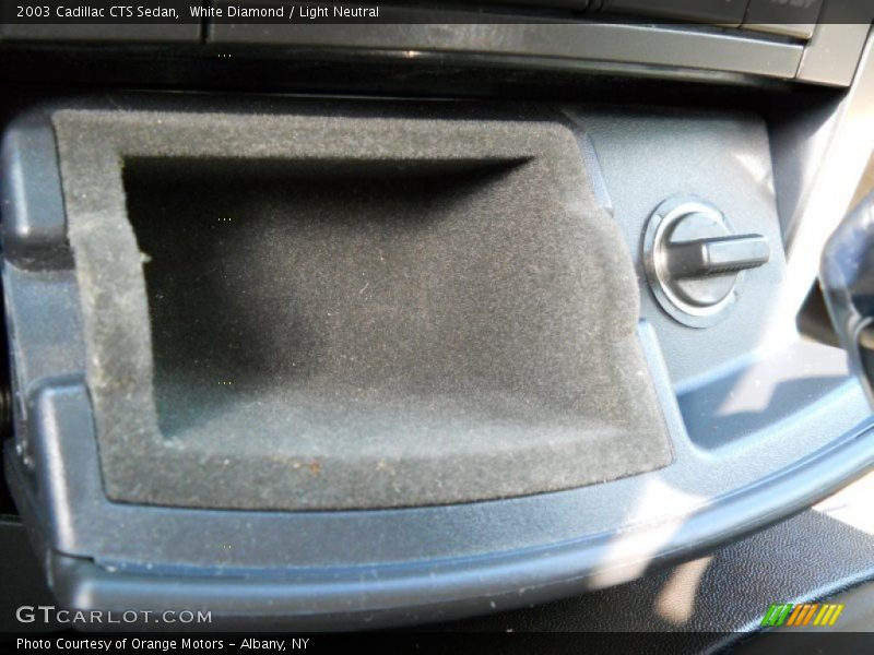 White Diamond / Light Neutral 2003 Cadillac CTS Sedan