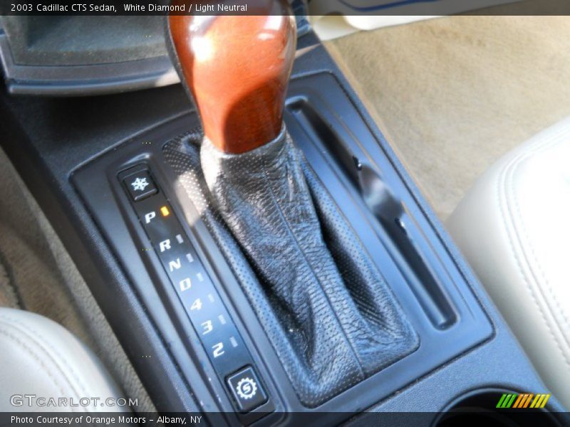 White Diamond / Light Neutral 2003 Cadillac CTS Sedan