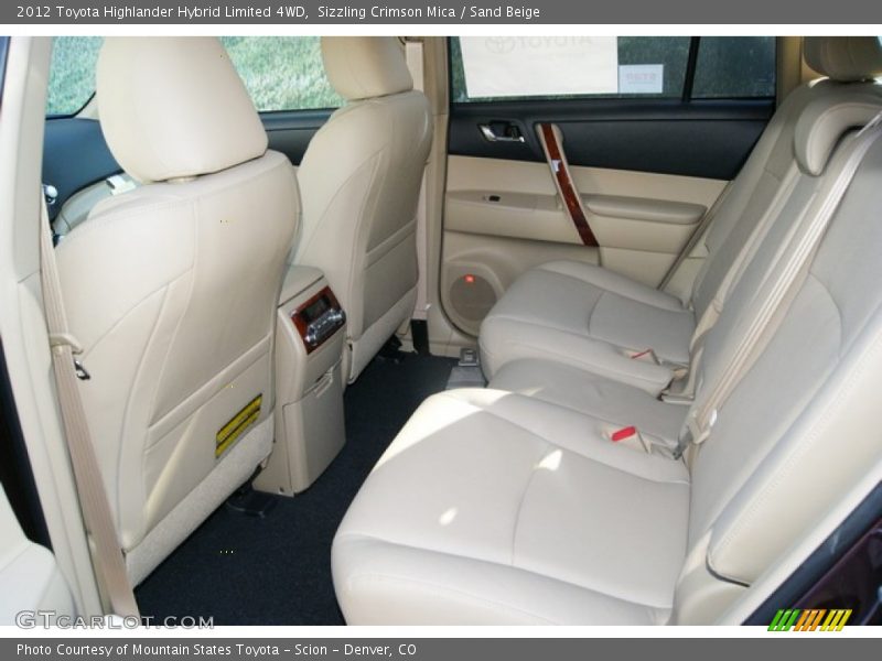 2012 Highlander Hybrid Limited 4WD Sand Beige Interior
