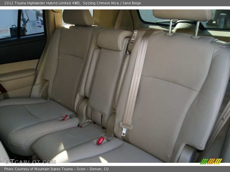 Sizzling Crimson Mica / Sand Beige 2012 Toyota Highlander Hybrid Limited 4WD
