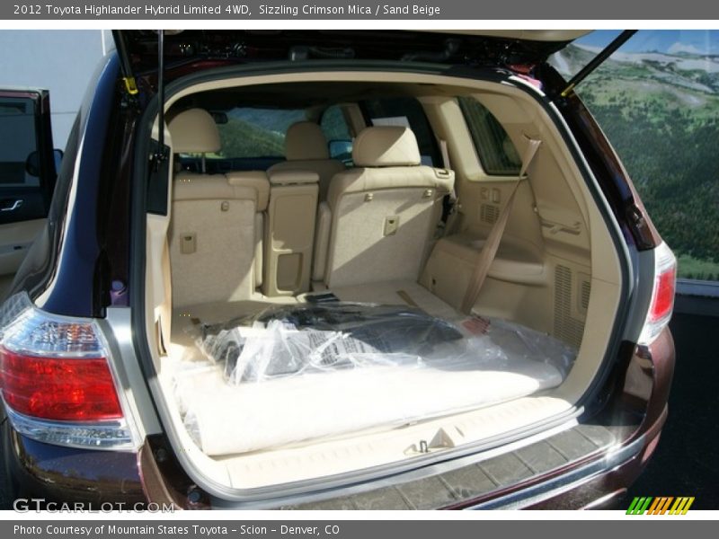 Sizzling Crimson Mica / Sand Beige 2012 Toyota Highlander Hybrid Limited 4WD