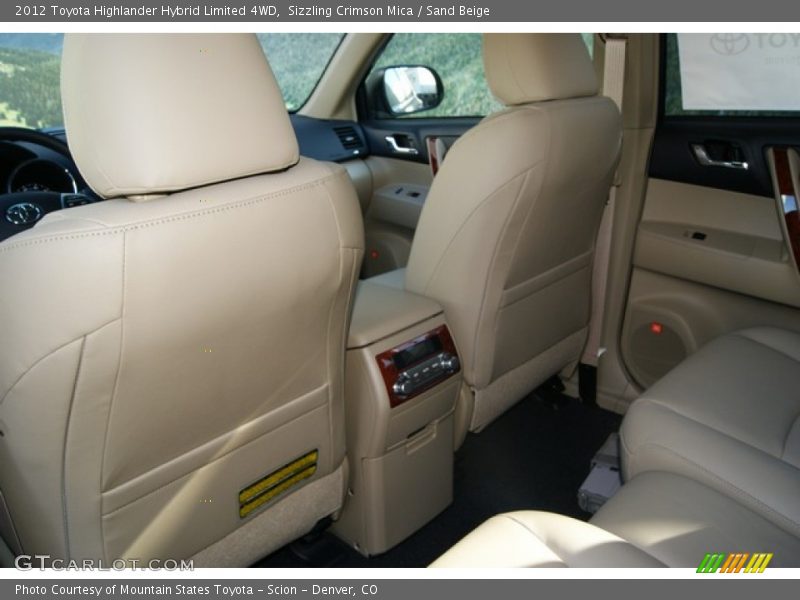 Sizzling Crimson Mica / Sand Beige 2012 Toyota Highlander Hybrid Limited 4WD
