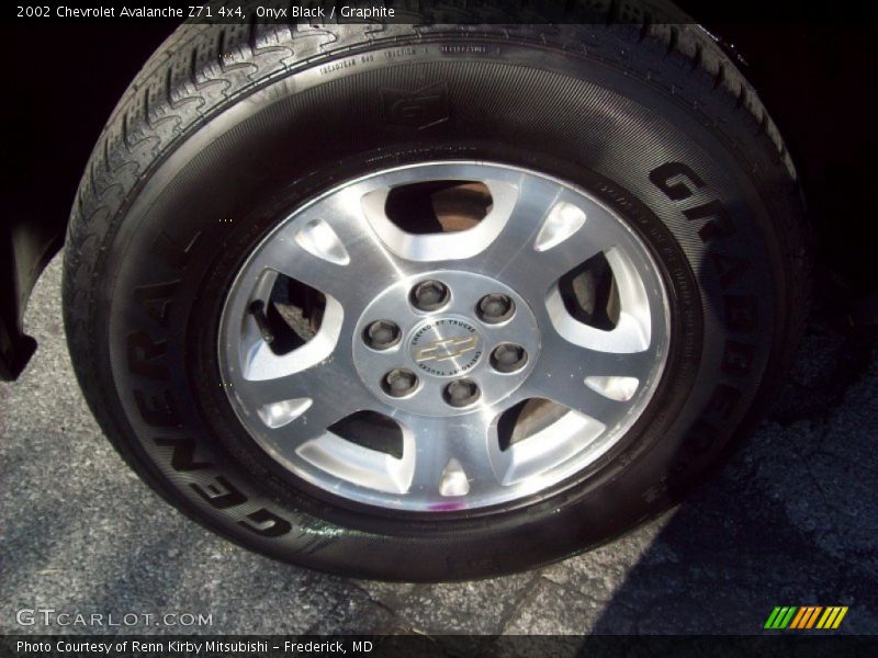 Onyx Black / Graphite 2002 Chevrolet Avalanche Z71 4x4
