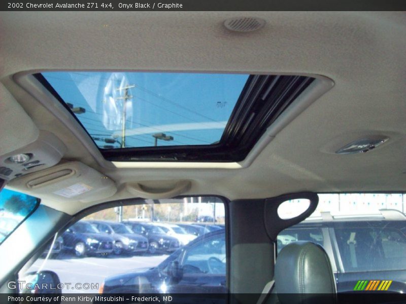 Onyx Black / Graphite 2002 Chevrolet Avalanche Z71 4x4