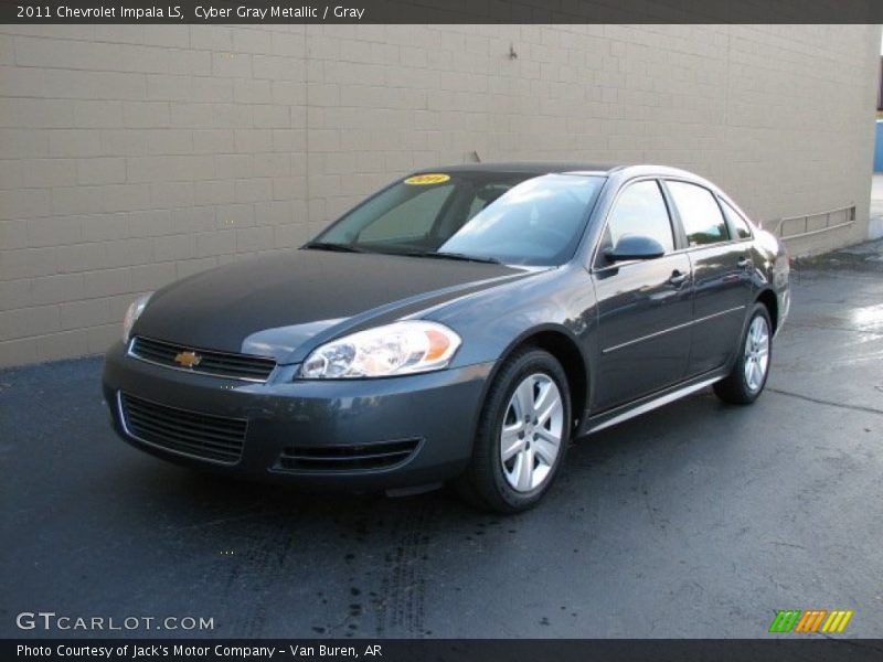 Cyber Gray Metallic / Gray 2011 Chevrolet Impala LS