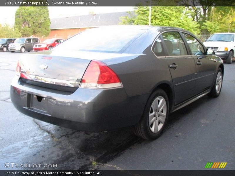 Cyber Gray Metallic / Gray 2011 Chevrolet Impala LS