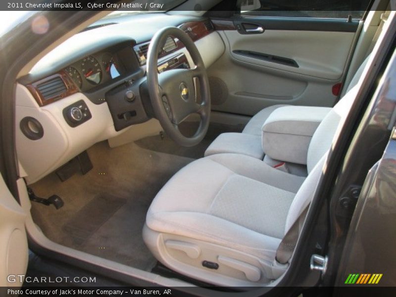 Cyber Gray Metallic / Gray 2011 Chevrolet Impala LS