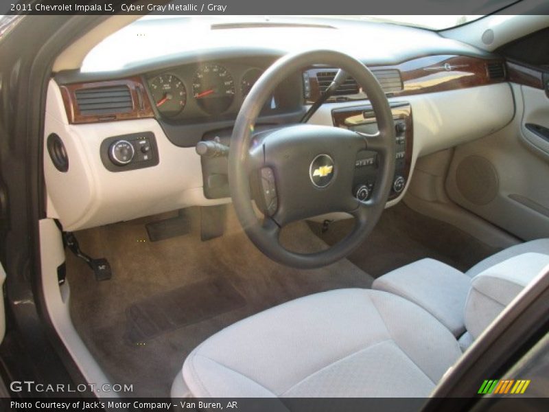 Cyber Gray Metallic / Gray 2011 Chevrolet Impala LS