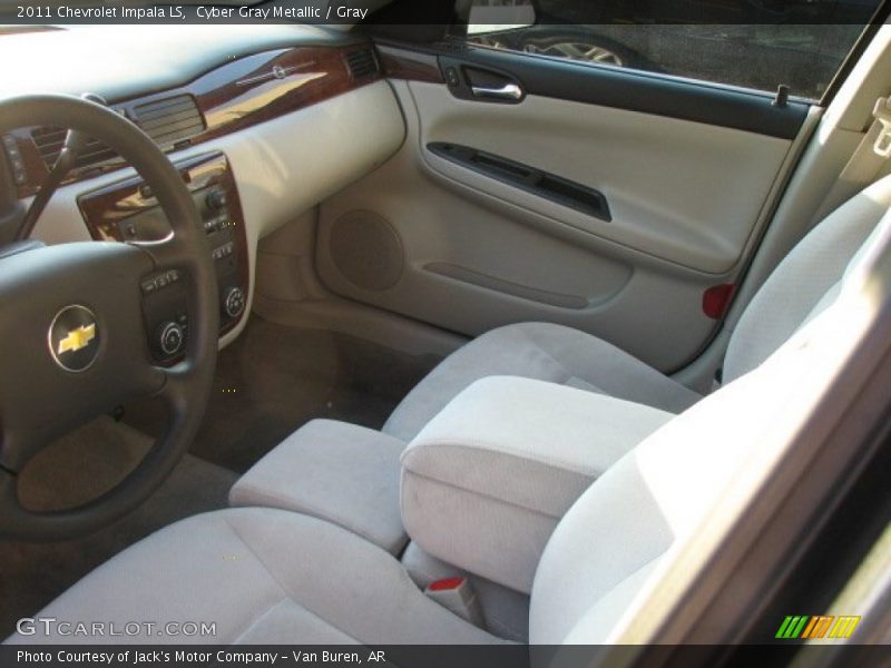 Cyber Gray Metallic / Gray 2011 Chevrolet Impala LS