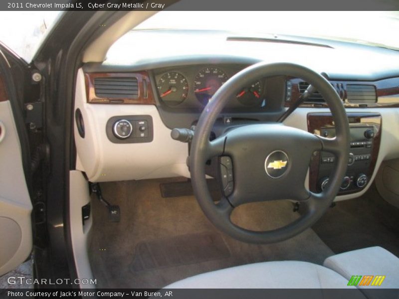 Cyber Gray Metallic / Gray 2011 Chevrolet Impala LS