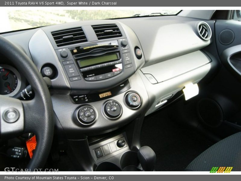 Super White / Dark Charcoal 2011 Toyota RAV4 V6 Sport 4WD