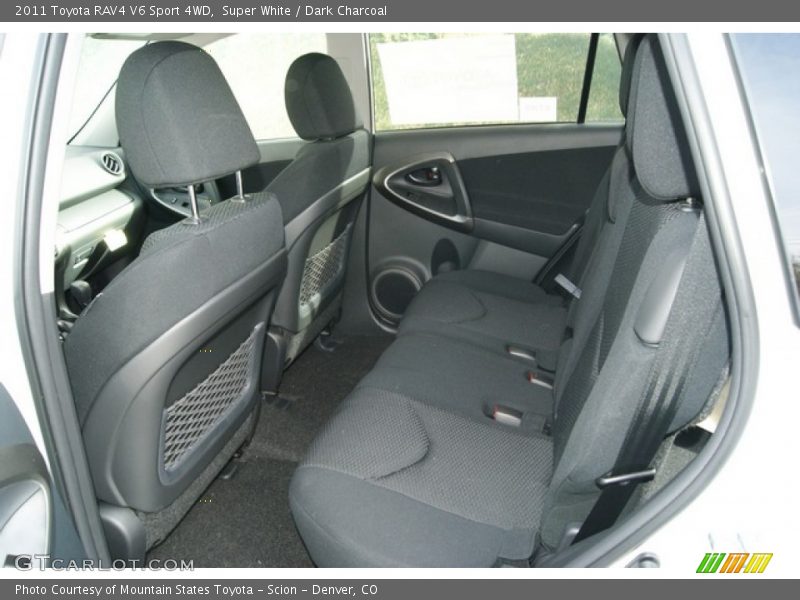 Super White / Dark Charcoal 2011 Toyota RAV4 V6 Sport 4WD