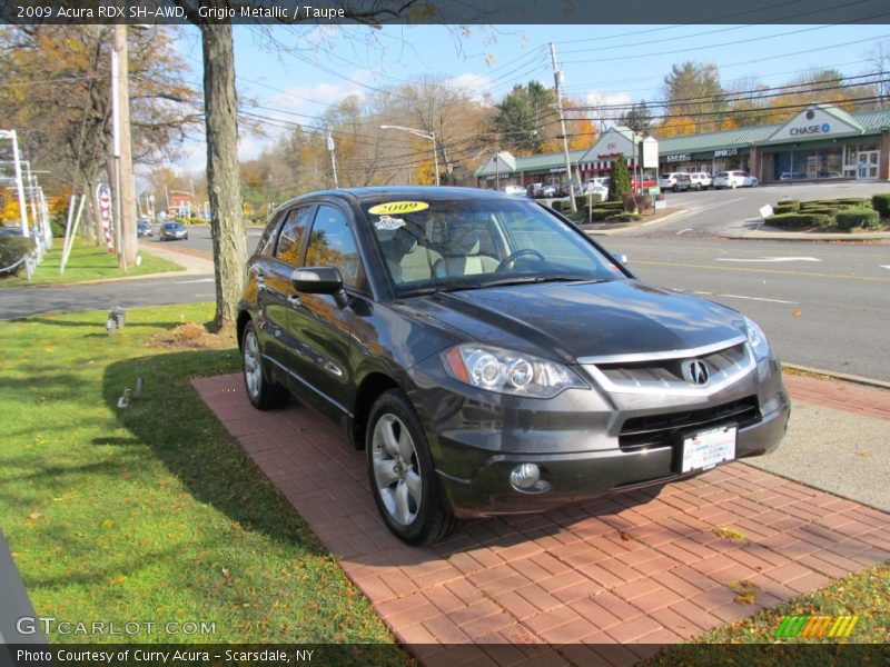 Grigio Metallic / Taupe 2009 Acura RDX SH-AWD