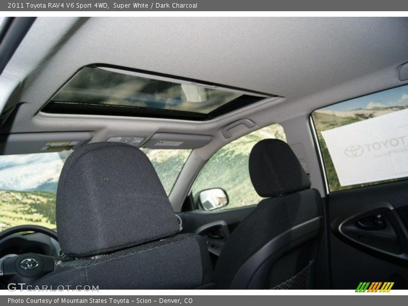 Super White / Dark Charcoal 2011 Toyota RAV4 V6 Sport 4WD