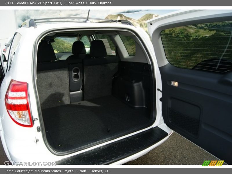 Super White / Dark Charcoal 2011 Toyota RAV4 V6 Sport 4WD