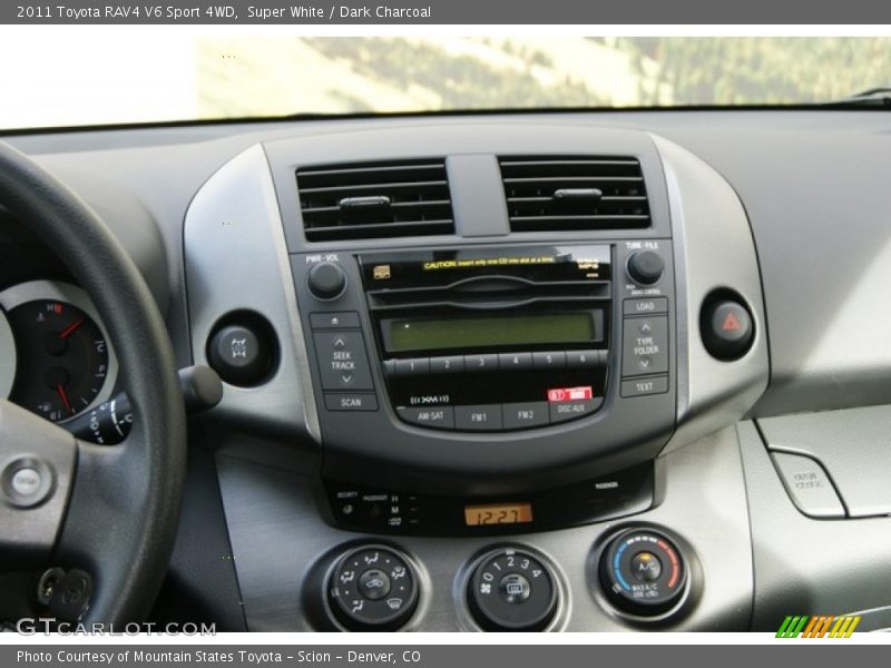 Super White / Dark Charcoal 2011 Toyota RAV4 V6 Sport 4WD