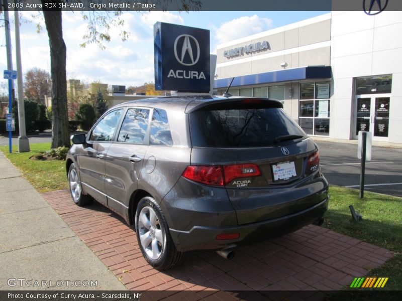 Grigio Metallic / Taupe 2009 Acura RDX SH-AWD