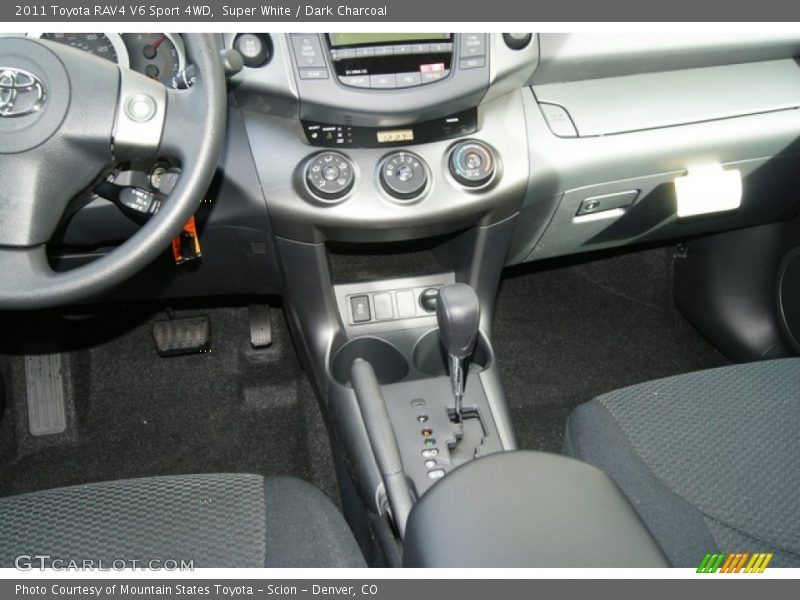 Super White / Dark Charcoal 2011 Toyota RAV4 V6 Sport 4WD
