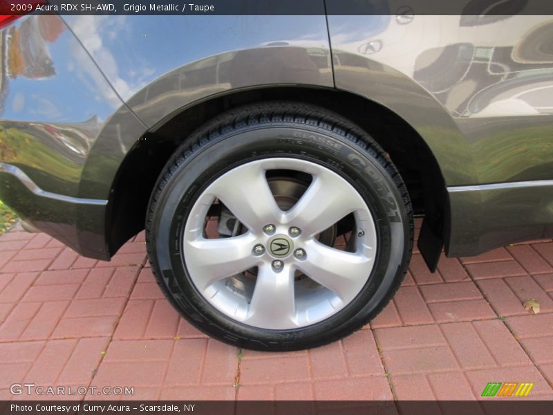 Grigio Metallic / Taupe 2009 Acura RDX SH-AWD