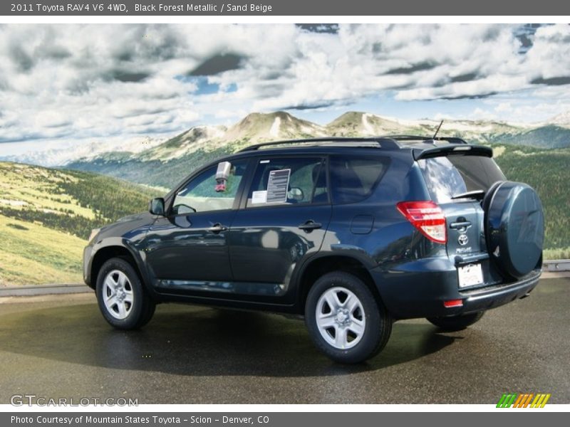 Black Forest Metallic / Sand Beige 2011 Toyota RAV4 V6 4WD