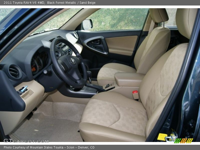 Black Forest Metallic / Sand Beige 2011 Toyota RAV4 V6 4WD