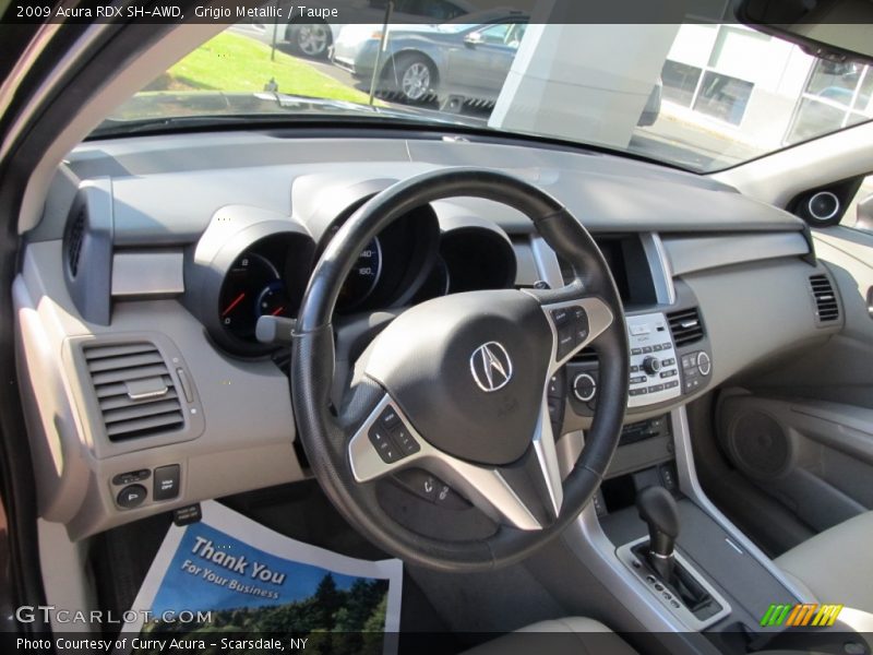 Grigio Metallic / Taupe 2009 Acura RDX SH-AWD