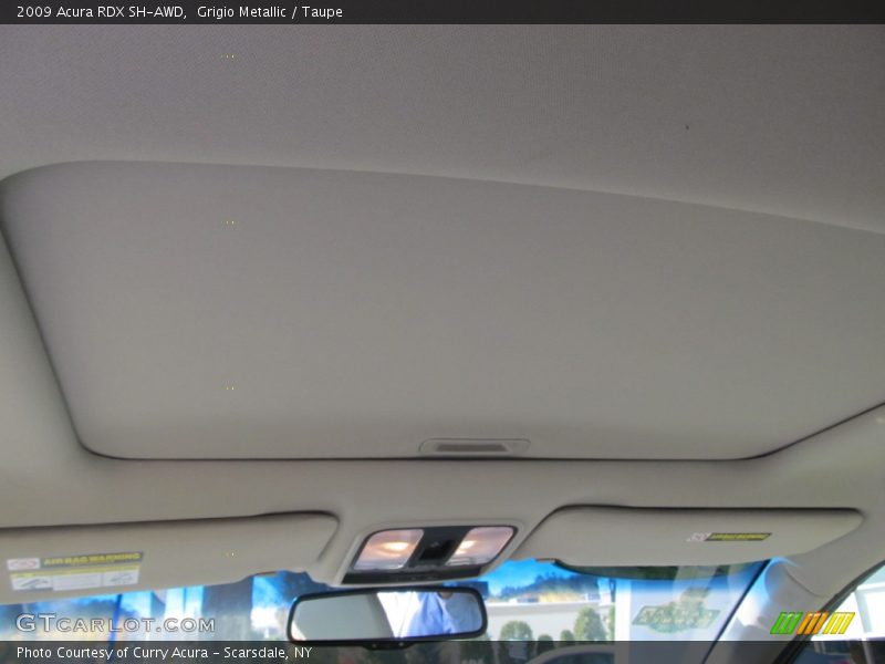 Grigio Metallic / Taupe 2009 Acura RDX SH-AWD