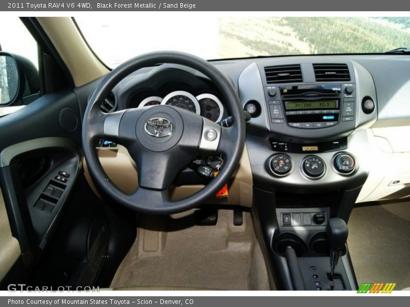 Black Forest Metallic / Sand Beige 2011 Toyota RAV4 V6 4WD